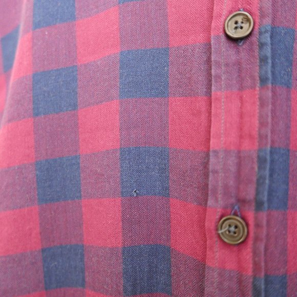 Billy Reid Long Sleeve Button Down Checkered Shirt - Picture 3 of 9